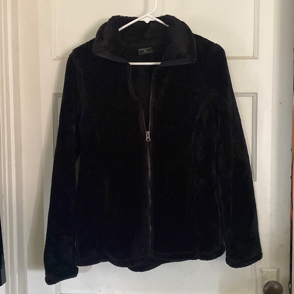 Black Zip Up Sweater